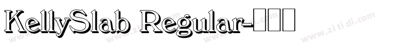 KellySlab Regular字体转换